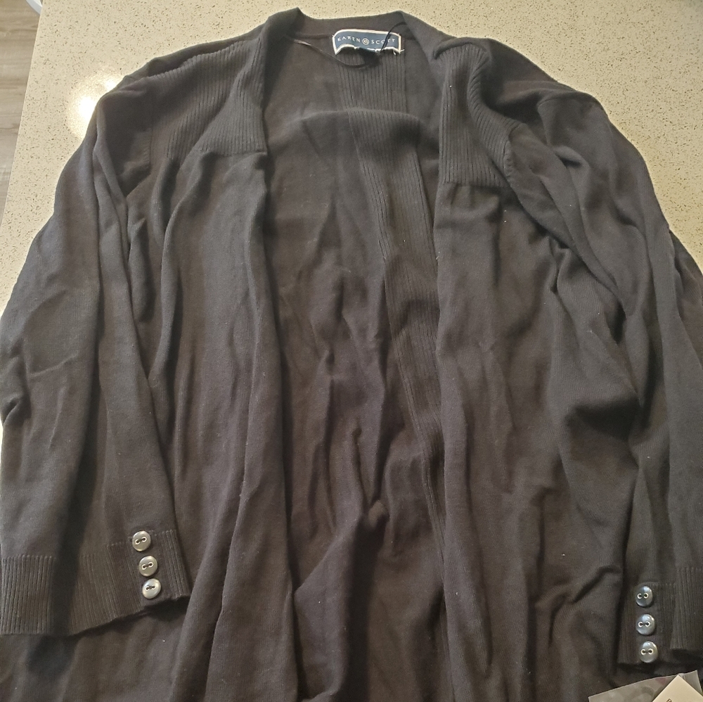 NWT Karen Scott Cardigan